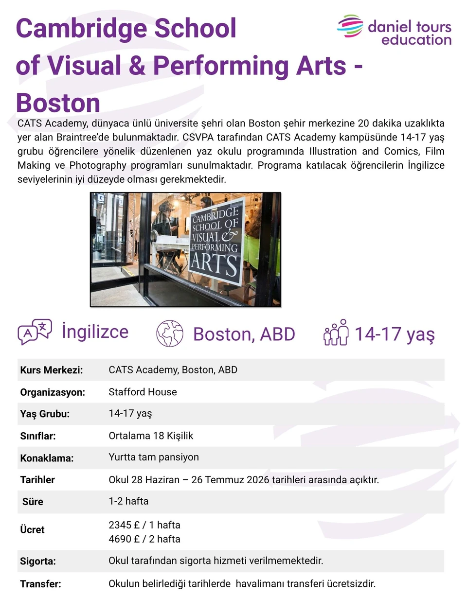 Cambridge School of Visual & Performing Arts - Boston