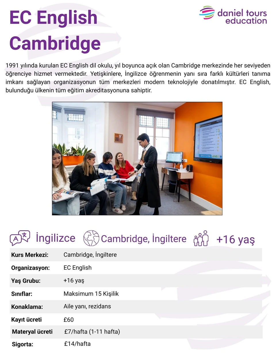 EC English - Cambridge - İngiltere