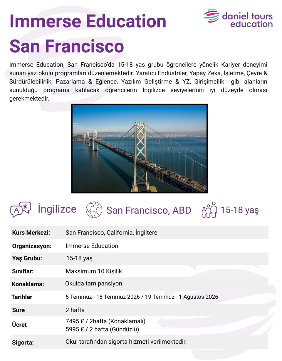 Immerse Education UC Berkeley San Francisco